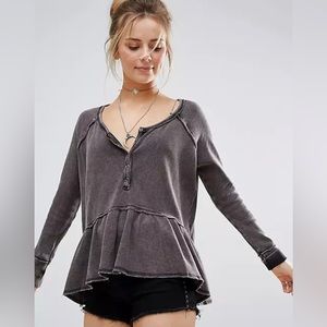 Free People Acid Wash Thermal